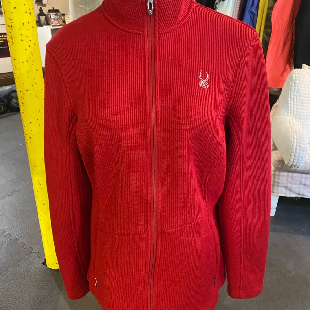 Spyder Women's Red Full-Zip Jacket